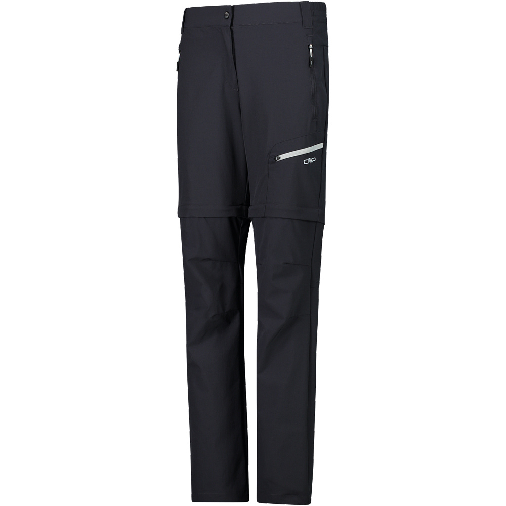 Cmp pantalón montaña mujer WOMAN PANT ZIP OFF GR vista detalle