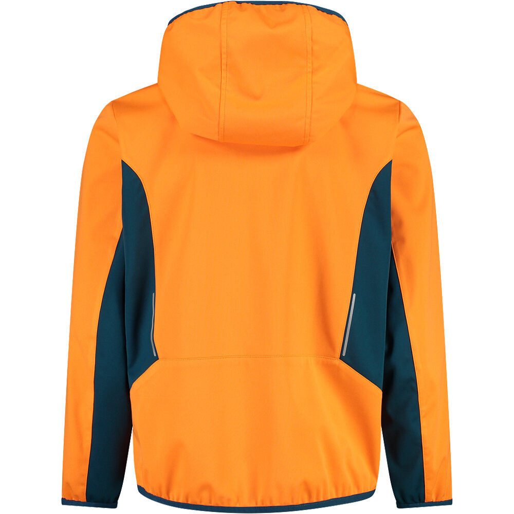 Cmp chaqueta softshell niño KID JACKET FIX HOOD vista trasera