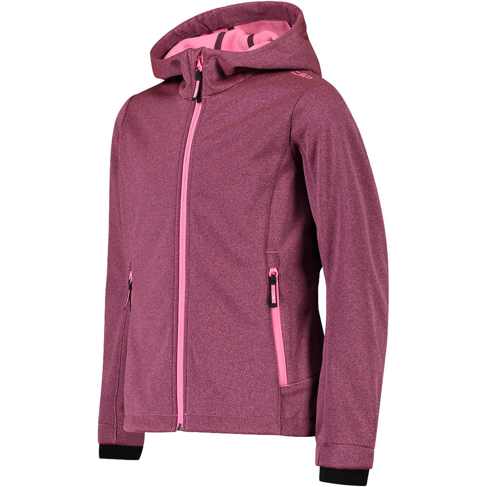 Cmp chaqueta softshell niño KID G JACKET FIX HOOD vista detalle