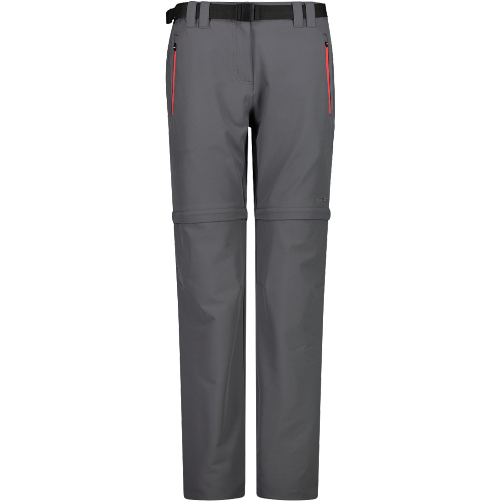 Cmp pantalón montaña mujer WOMAN ZIP OFF PANT vista frontal