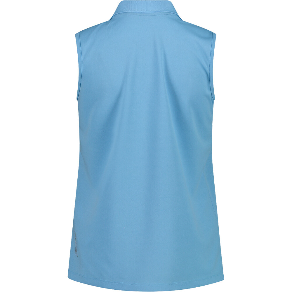 Cmp camiseta tirantes WOMAN POLO SLEEVELESS vista trasera