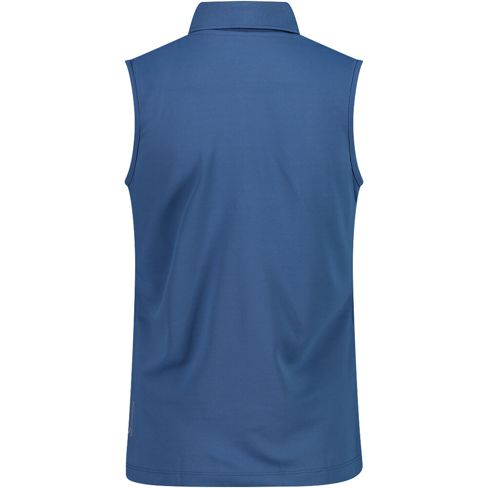 Cmp camiseta tirantes WOMAN POLO SLEEVELESS vista trasera