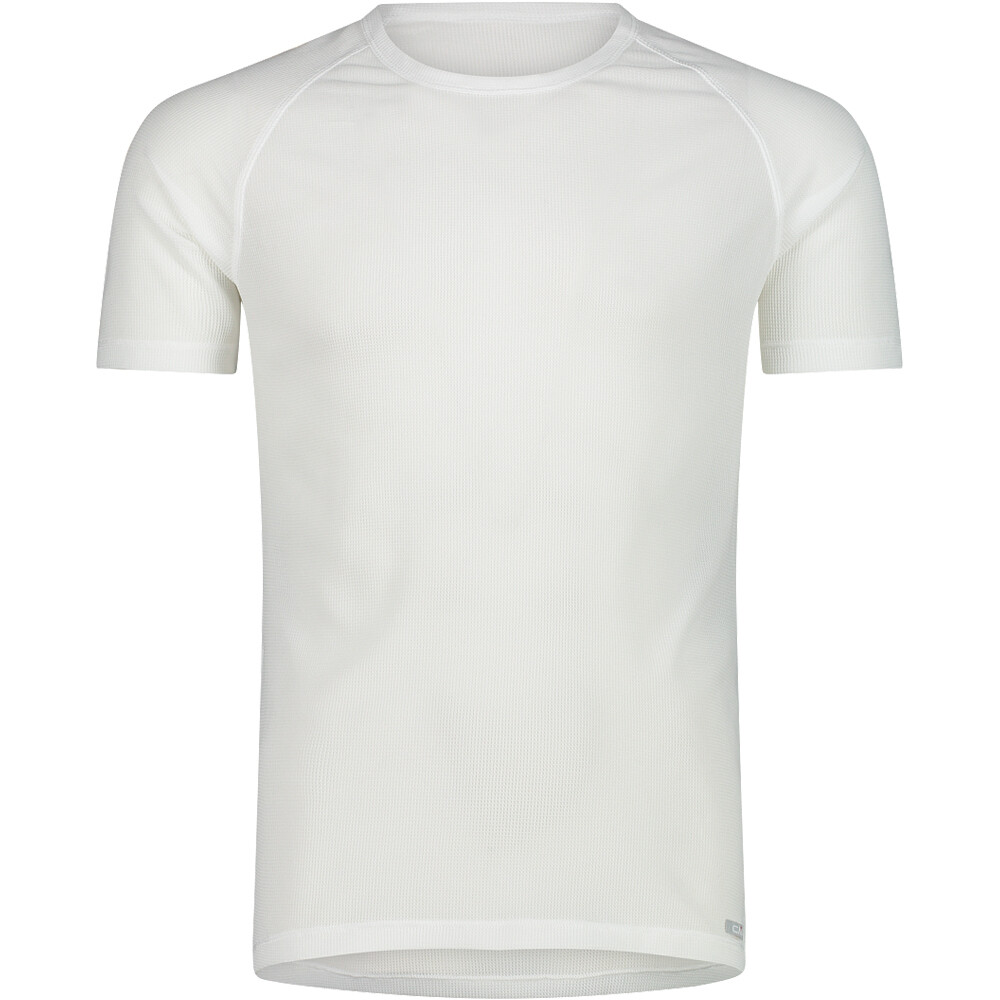 Man underwear t-shirt camiseta térmica manga corta hombre Blanco (S)