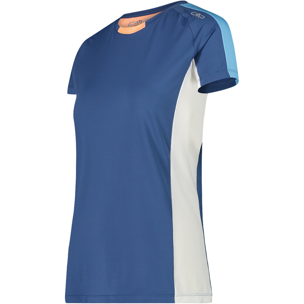 Cmp camiseta entrenamiento manga corta mujer WOMAN T-SHIRT TRAIL vista detalle