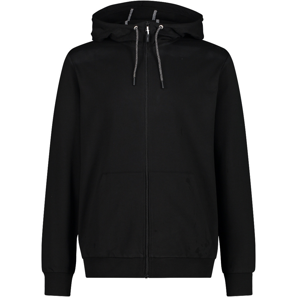 Man jacket fix hood sudadera hombre Negro (50)