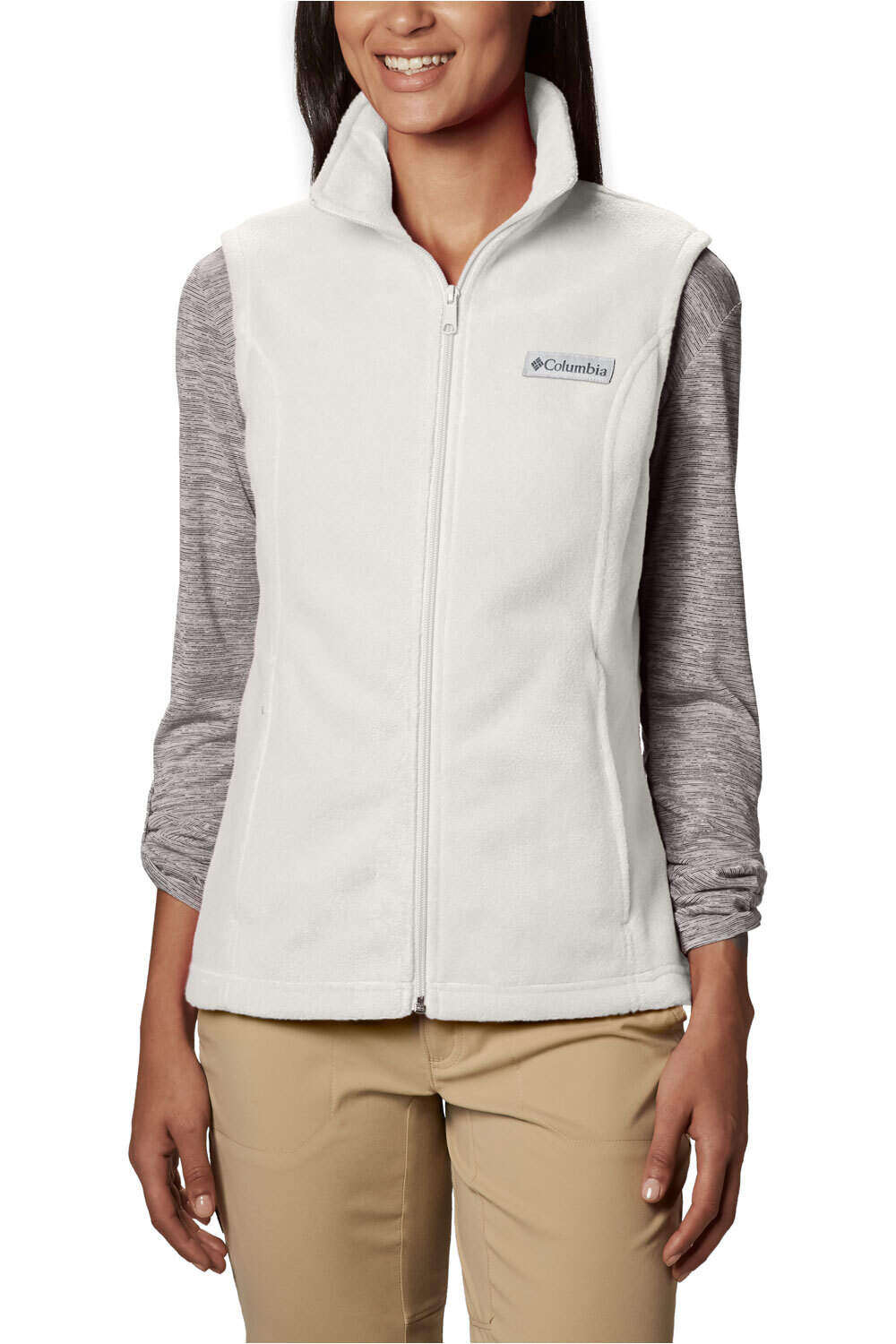 Benton springs vest chaleco outdoor mujer Blanco (S)
