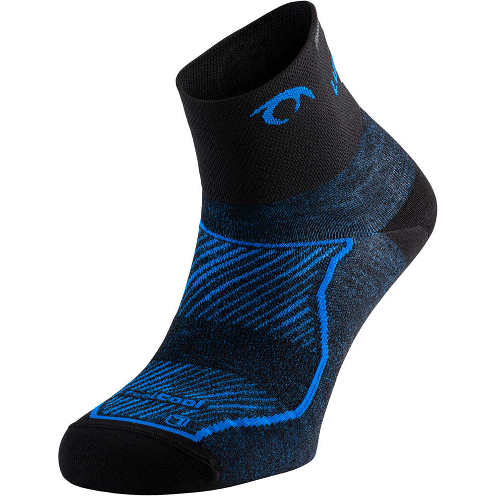 Race three calcetines running Negro (43-46)