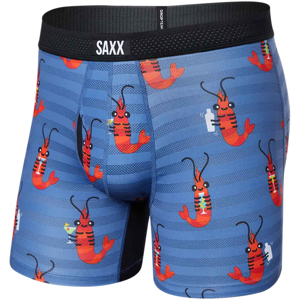 Saxx calzoncillo térmico DROPTEMP COOLING MESH BOXER BRIEF vista frontal