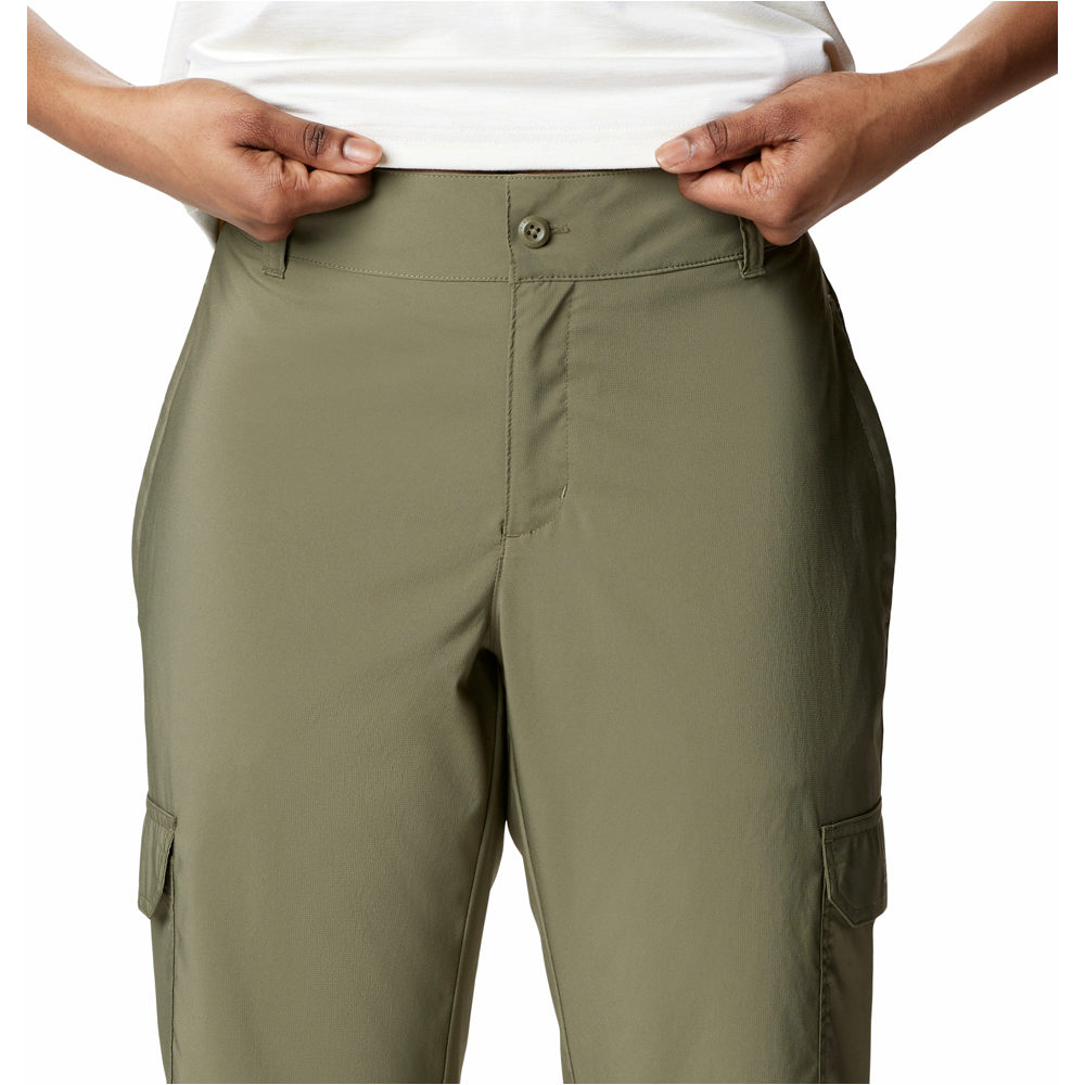 Columbia pantalón montaña mujer Silver Ridge Utility Capri vista detalle