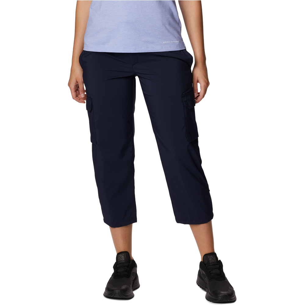 Columbia pantalón montaña mujer Silver Ridge Utility Capri vista frontal