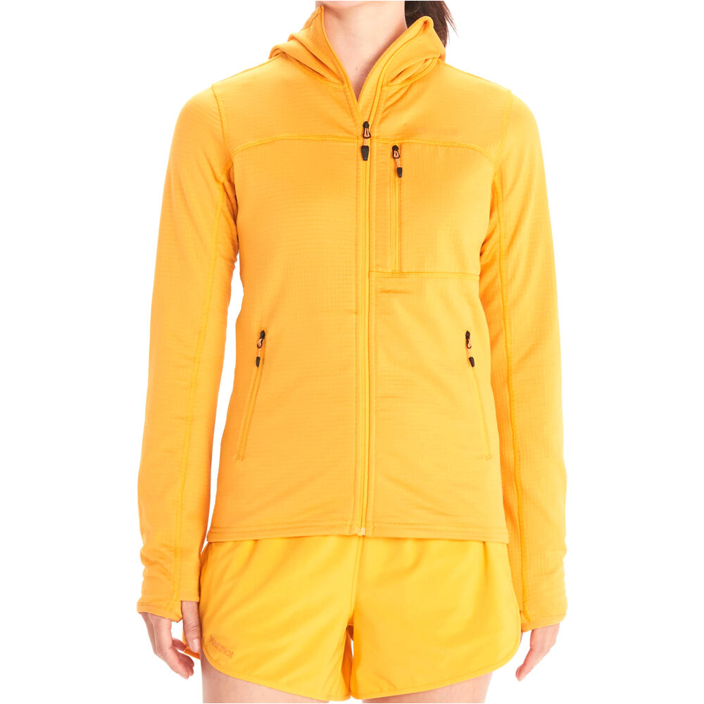 Preon forro polar mujer Naranja (S)