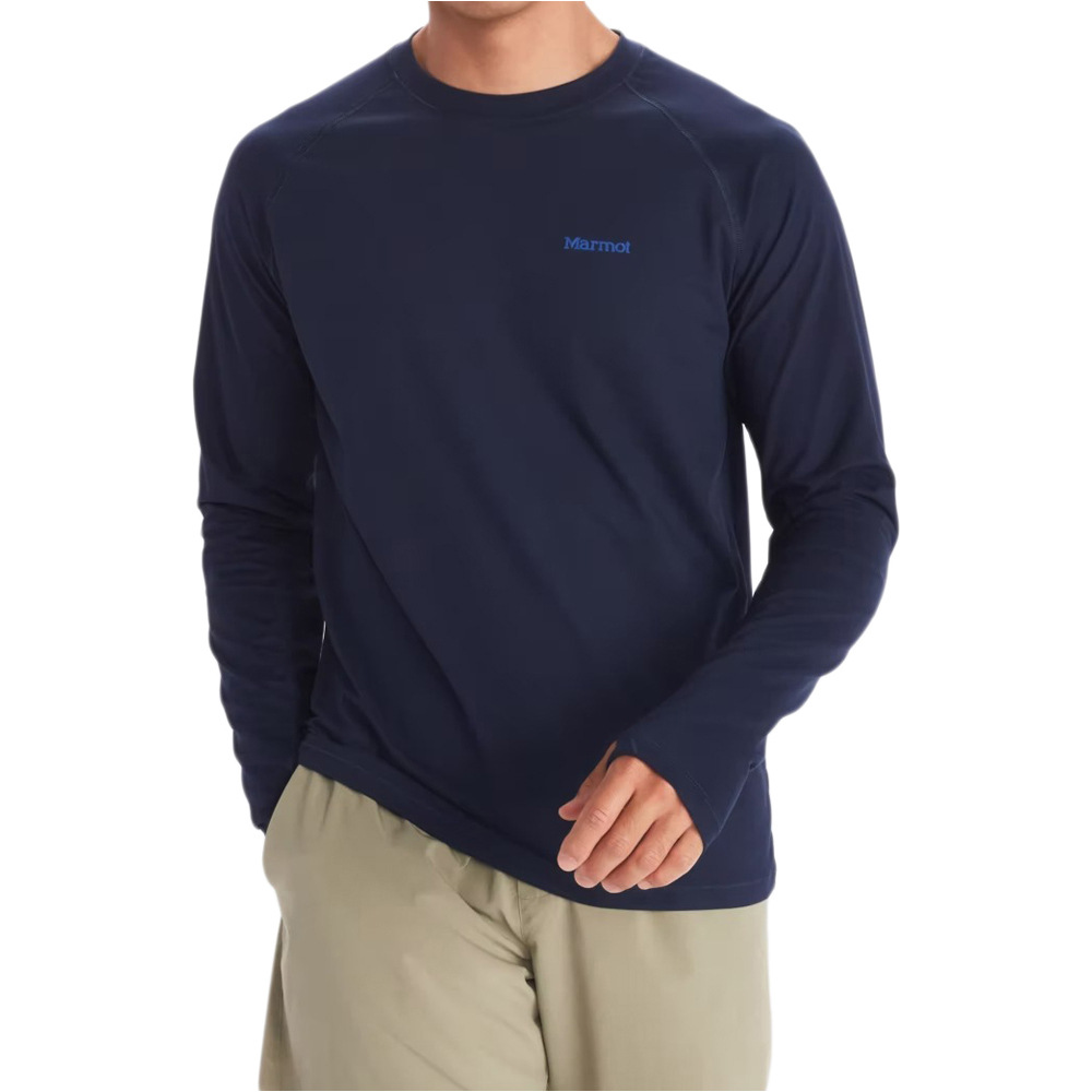 Windridge camiseta montaña manga larga hombre Marino (S)