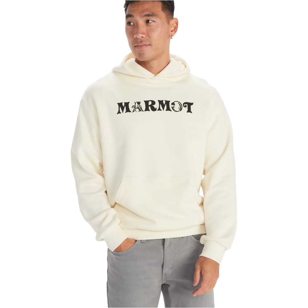 Marmot Sudaderas Montaña Hombre Earth Day Heavyweight Hoody vista frontal