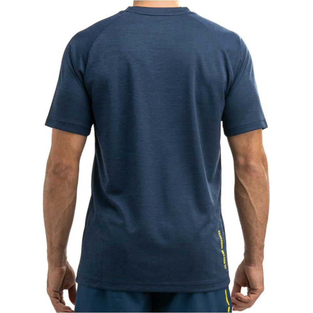 Dropshot camiseta tenis manga corta hombre CAMISETA ZAVEN LIMA vista trasera