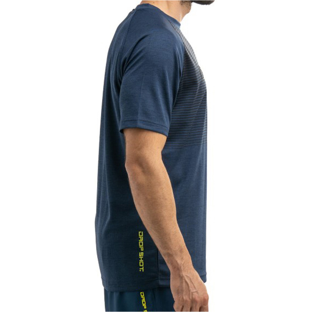 Dropshot camiseta tenis manga corta hombre CAMISETA ZAVEN LIMA vista detalle