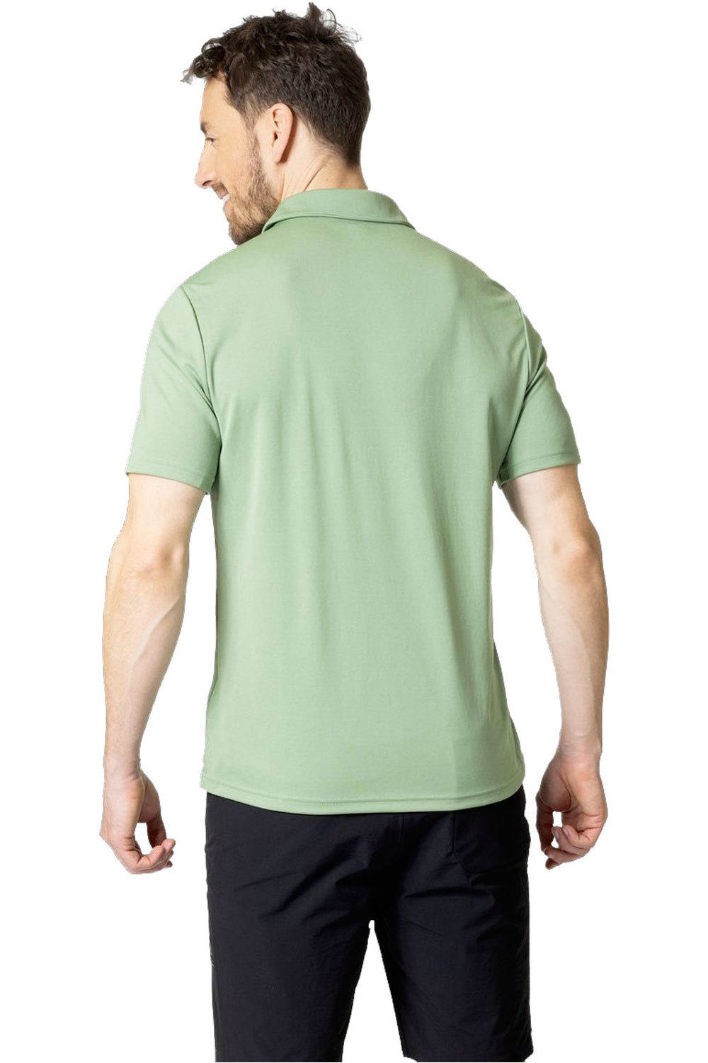 Odlo camiseta montaña manga corta hombre Polo shirt s/s CARDADA vista trasera