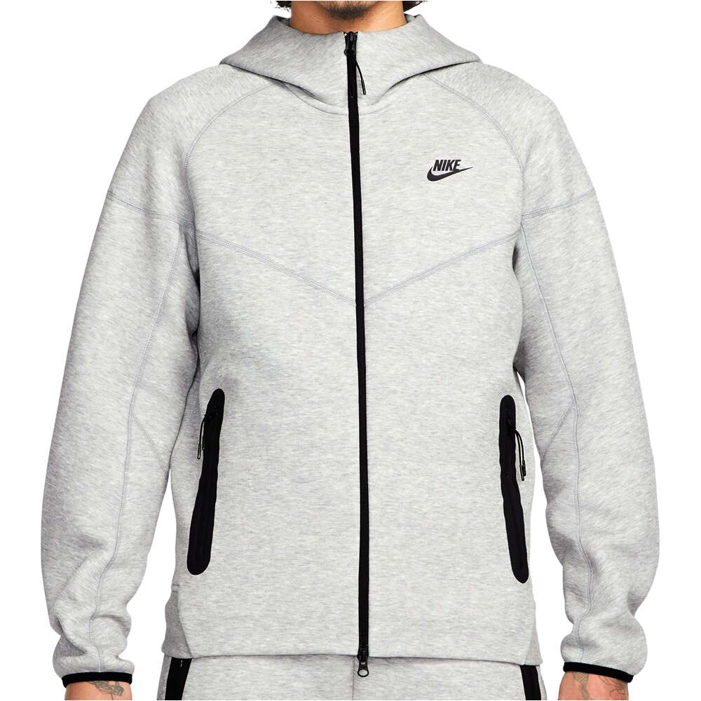 Nike sudadera hombre M NK TCH FLC FZ WR HOODIE vista frontal