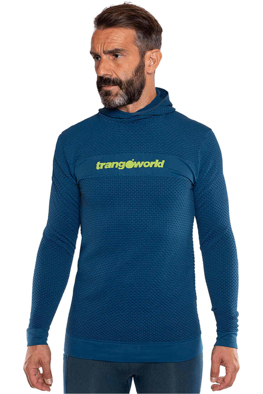 Trango camisetas trail running manga larga hombre SUDADERA TROMSO vista frontal