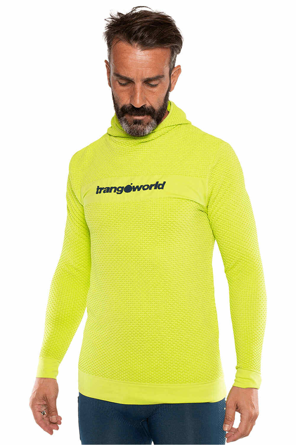 Trango camisetas trail running manga larga hombre SUDADERA TROMSO vista frontal