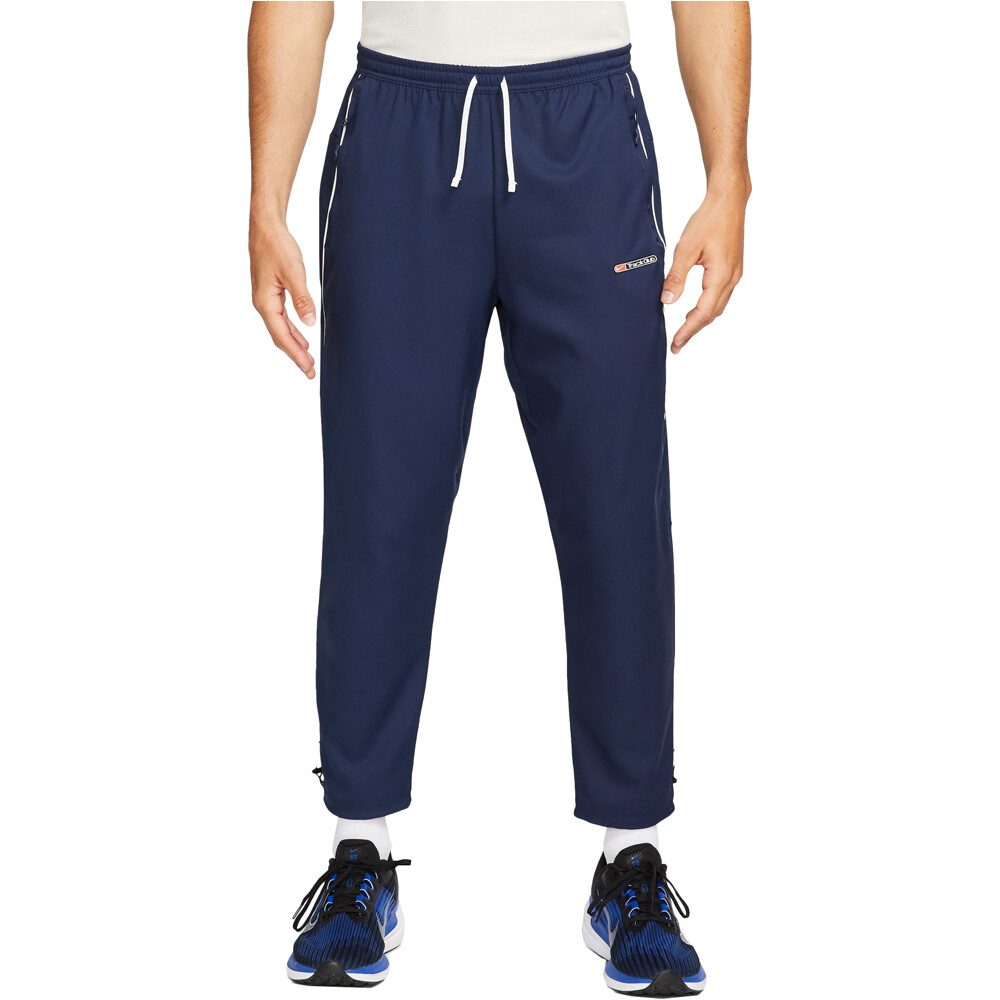 Dri-fit track club malla larga running hombre Azul (L)