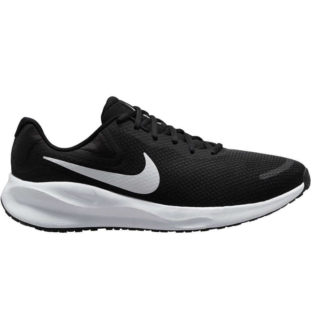 Revolution 7 zapatilla running hombre Negro (44,5)