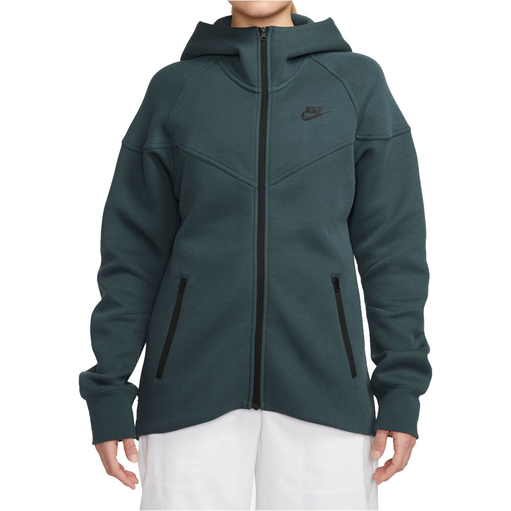 Sportswear tech fleece windrunner sudadera mujer Azul (M)