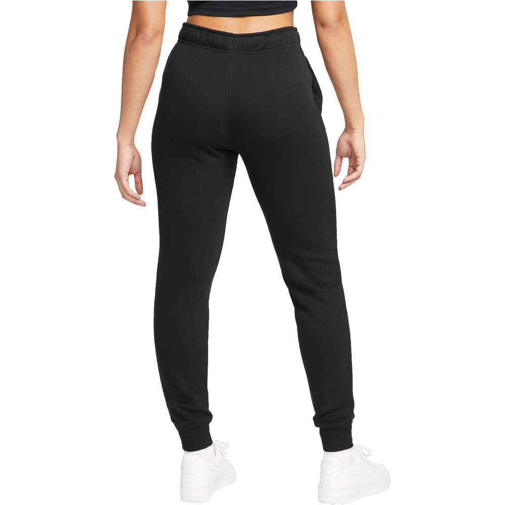 Nike pantalón mujer W NSW CLUB FLC SHINE MR PANT vista trasera