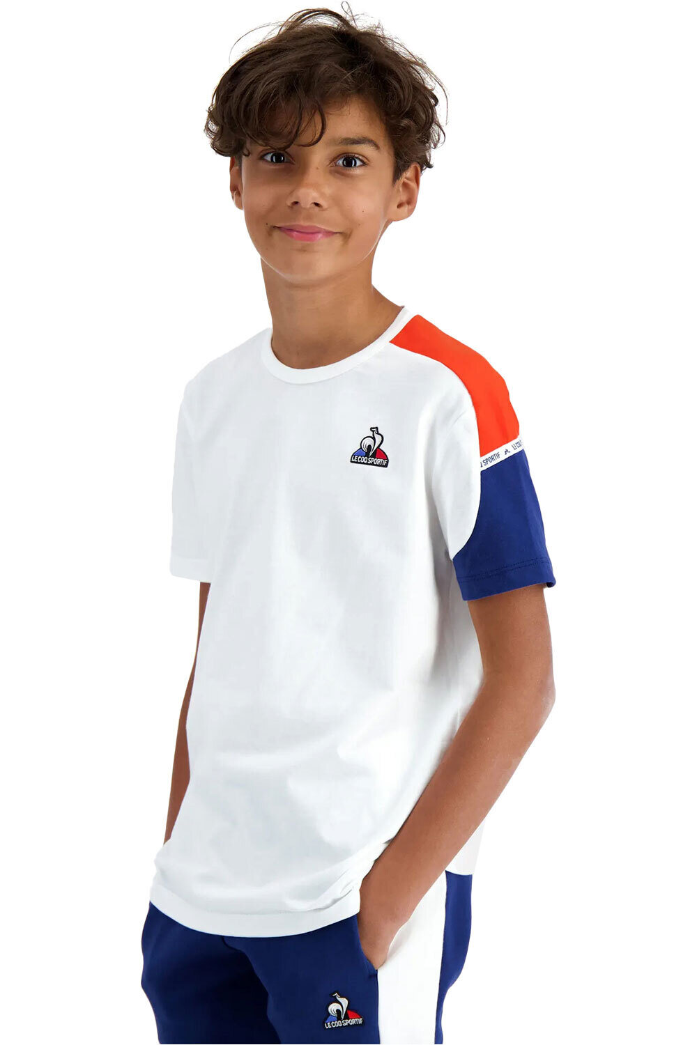 Le Coq Sportif camiseta manga corta niño SAISON Tee SS N1 vista frontal