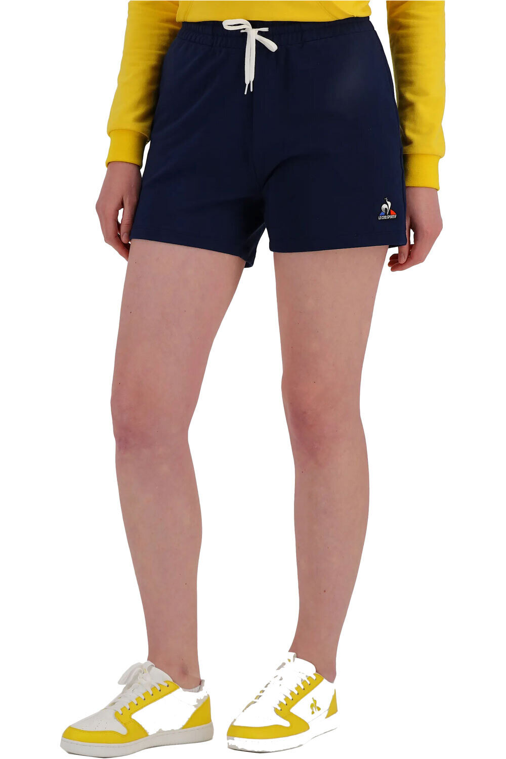 Le Coq Sportif pantalón corto deporte mujer ESS Short N1 W vista frontal