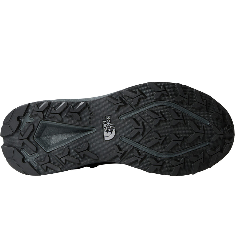 The North Face zapatilla trekking mujer W VECTIV EXPLORIS 2 MID FUTURELIGHT LTHR vista trasera