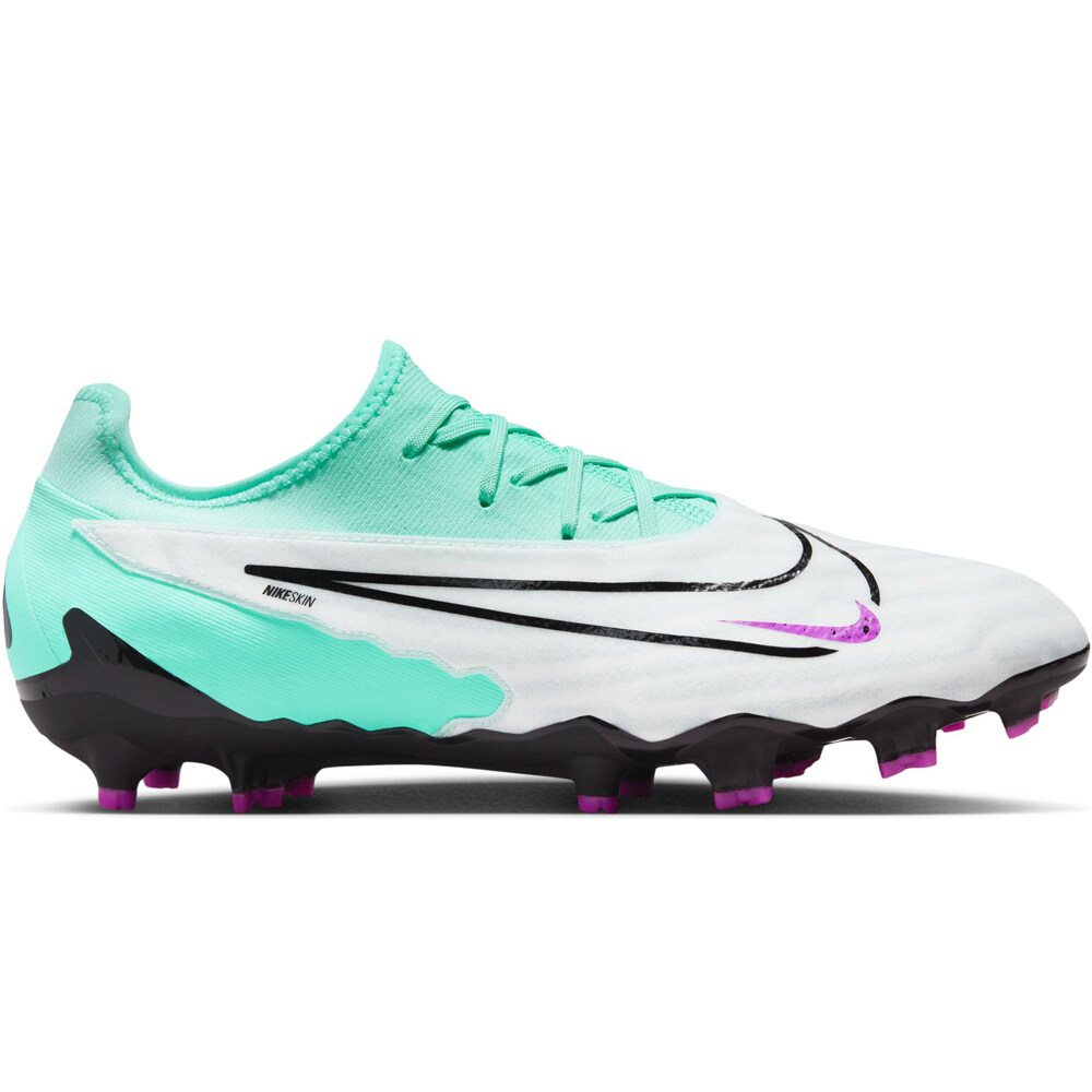 Nike botas de futbol cesped artificial PHANTOM GX PRO FG TURQNE lateral exterior