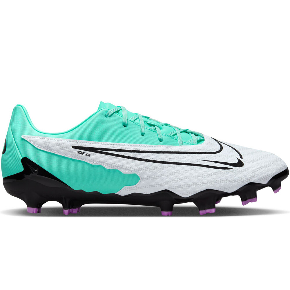 Nike botas de futbol cesped artificial PHANTOM GX ACADEMY FG/MG TURQNE lateral exterior