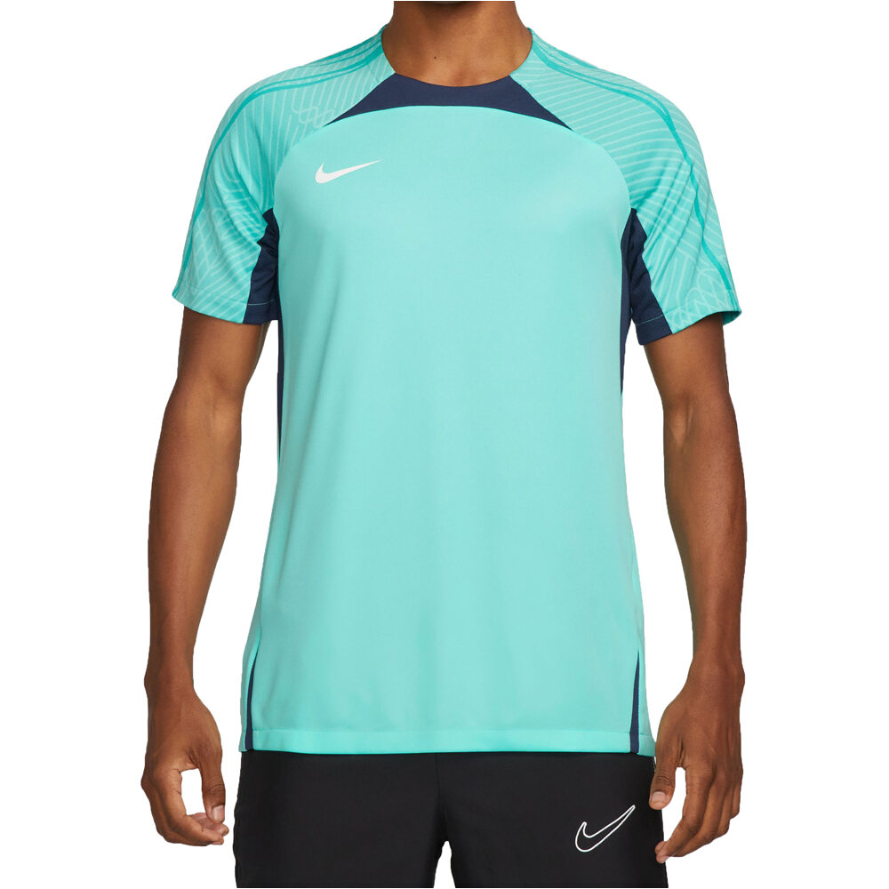 Nike camisetas fútbol manga corta M NK DF STRK TOP SS TURQ vista frontal