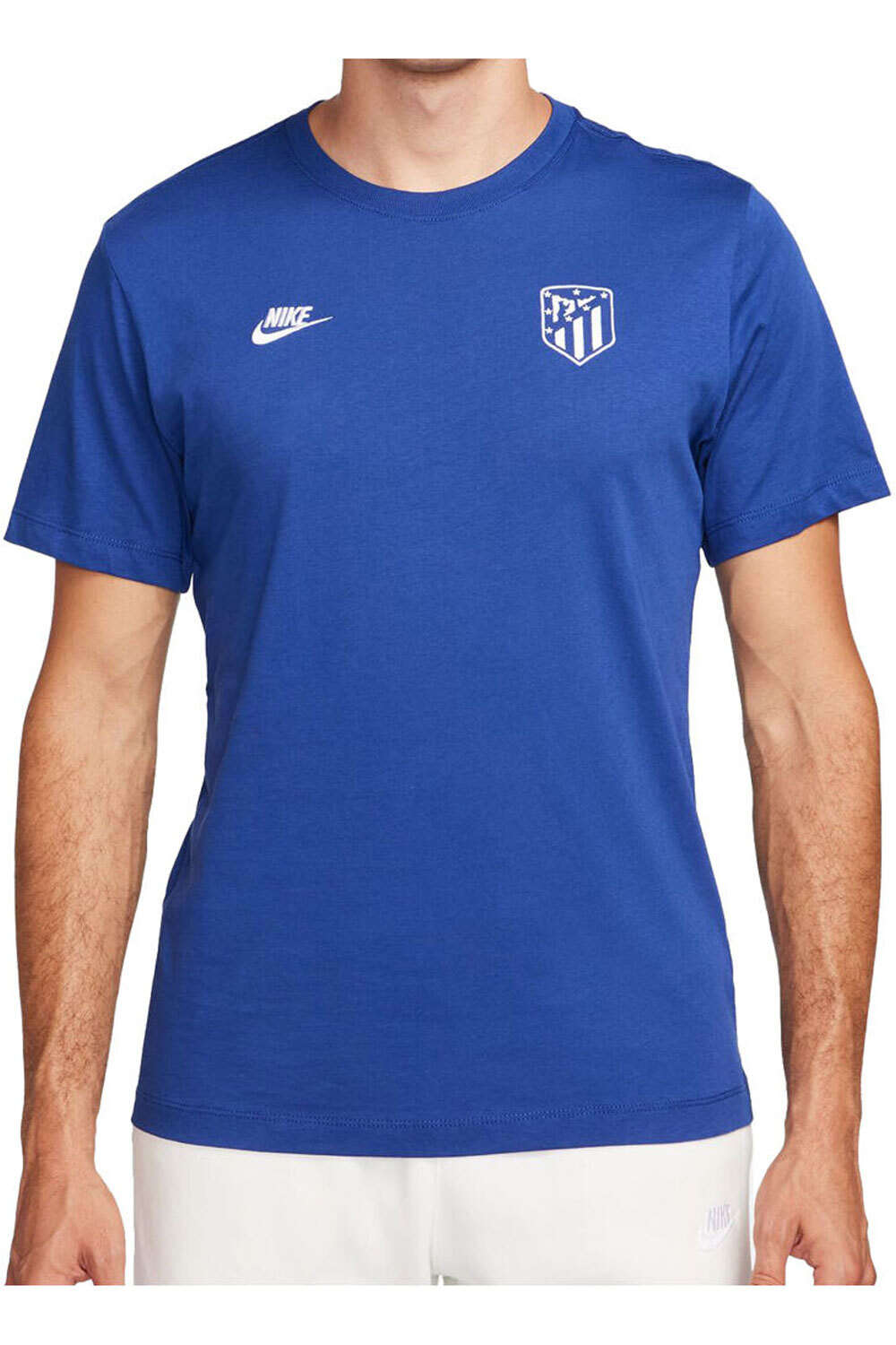 Nike camiseta de fútbol oficiales AT.MADRID 24 M NK CLUB ESSNTL TEE SNL AZ vista frontal