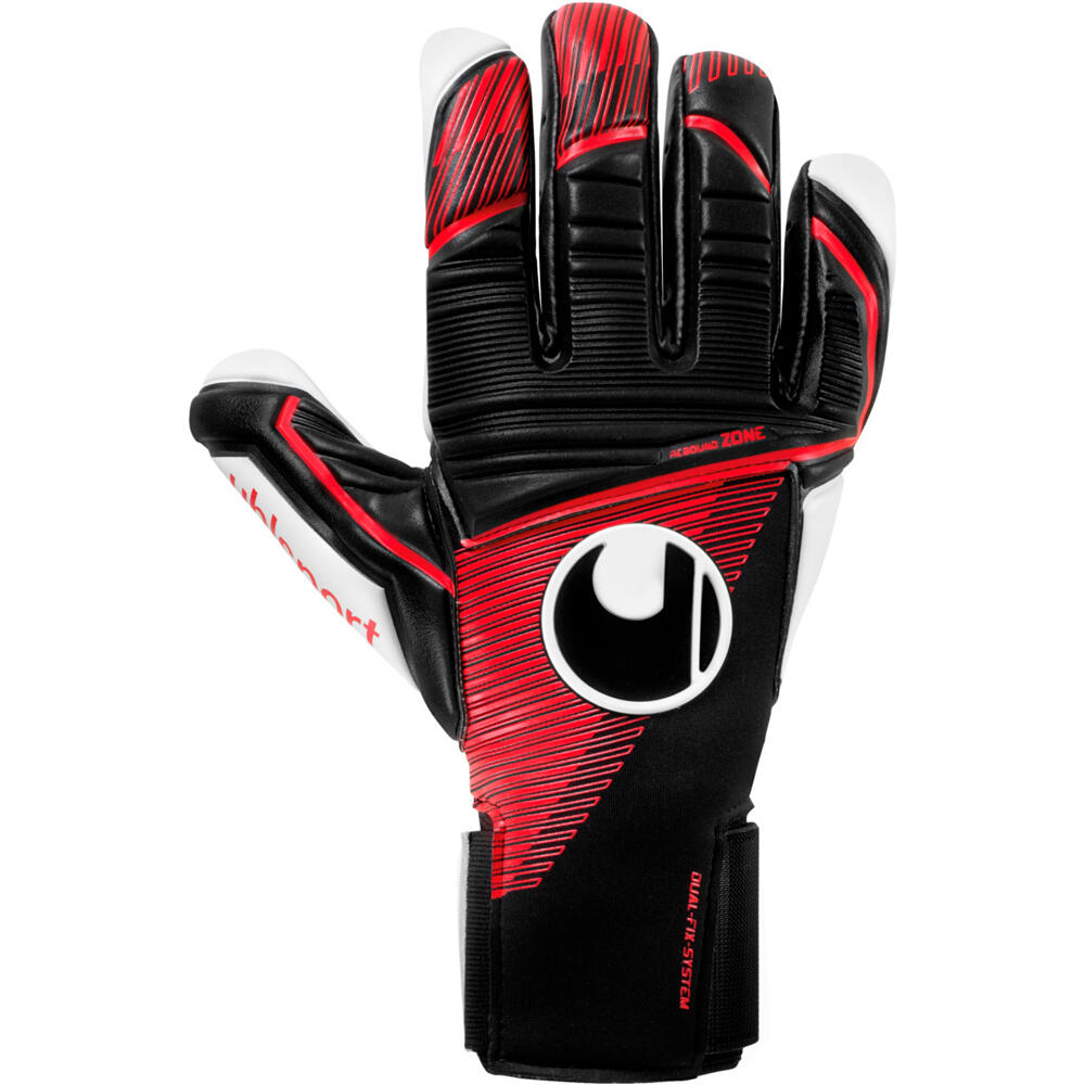 Uhlsport guantes portero POWERLINE ABSOLUTGRIP HN NERO vista frontal