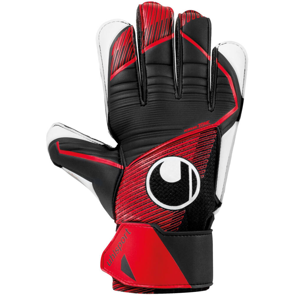 Uhlsport guantes portero infantil POWERLINE STARTER SOFT JR NERO vista frontal