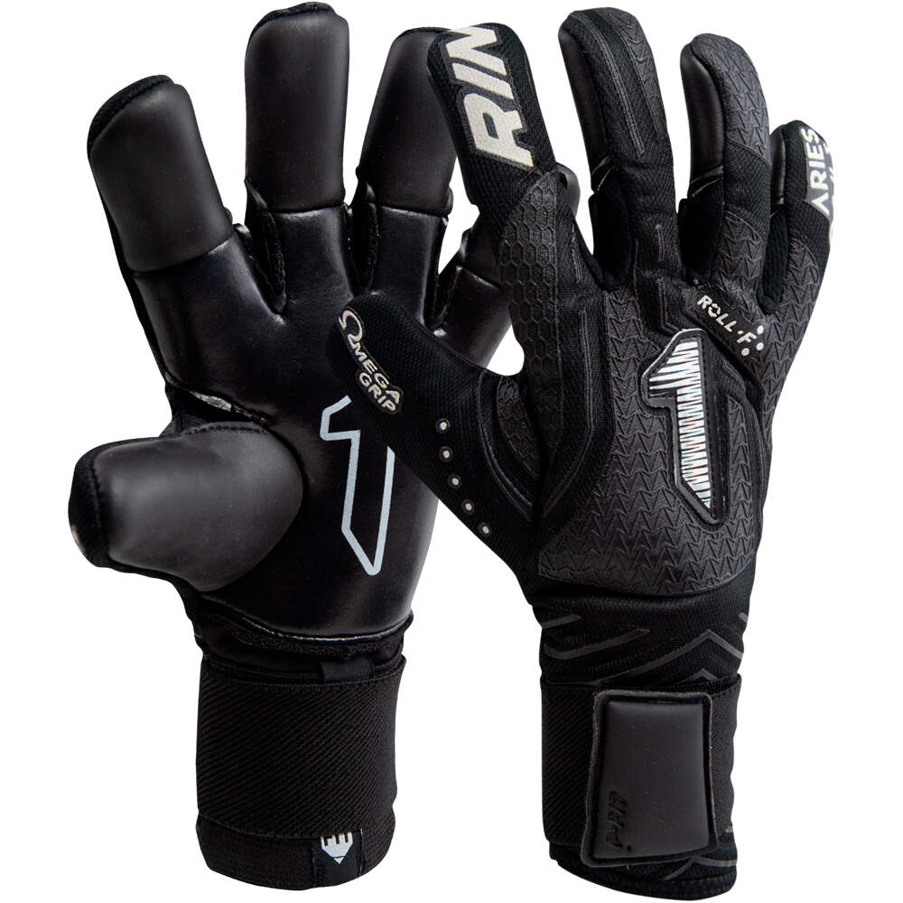Aries nemesis semi guantes portero Negro (10)