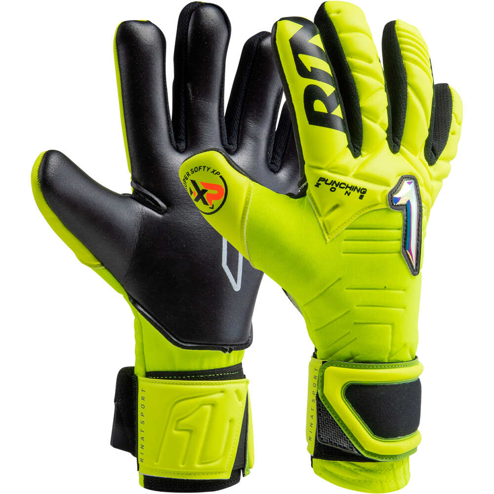 Kratos semi guantes portero Amarillo (10)