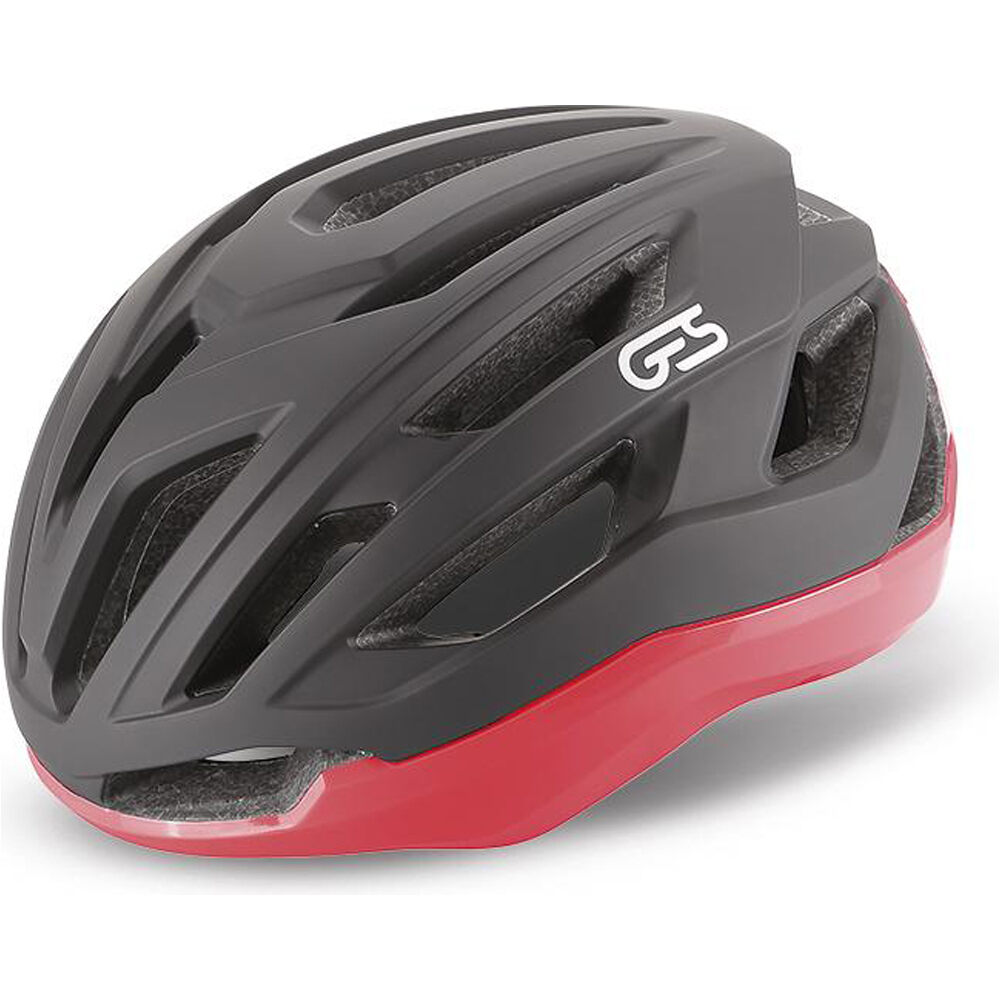 Ges huez casco bicicleta Negro (L)