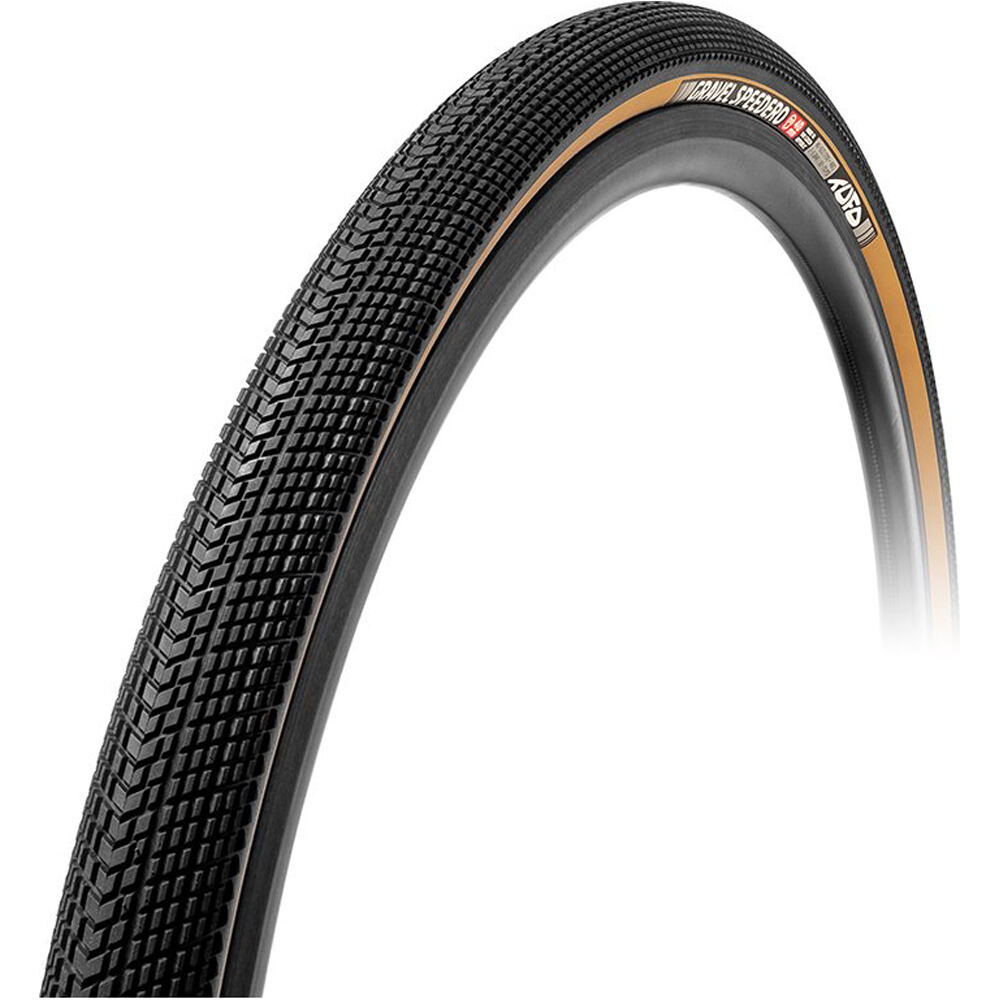 Cubierta gravel speedero 700x40c cubiertas bicicleta paseo Negro (UNICA)