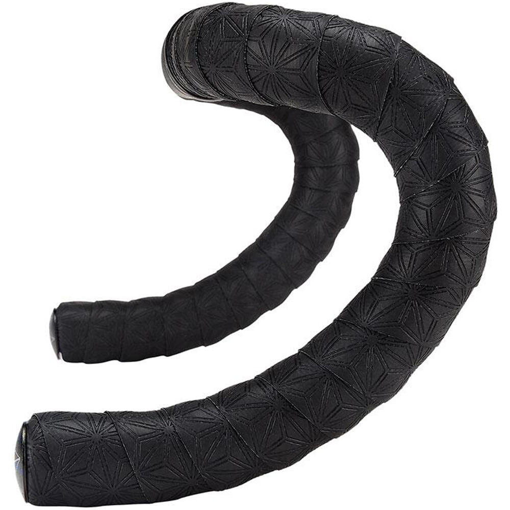 Super sticky kush classic tapones negros cinta manillar Negro (UNICA)