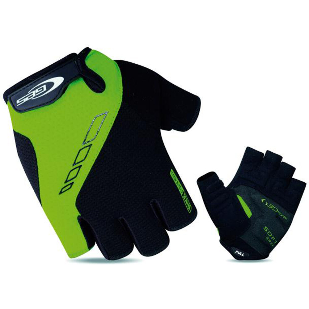 Ges guantes cortos ciclismo GUANTE SKINTEC vista frontal