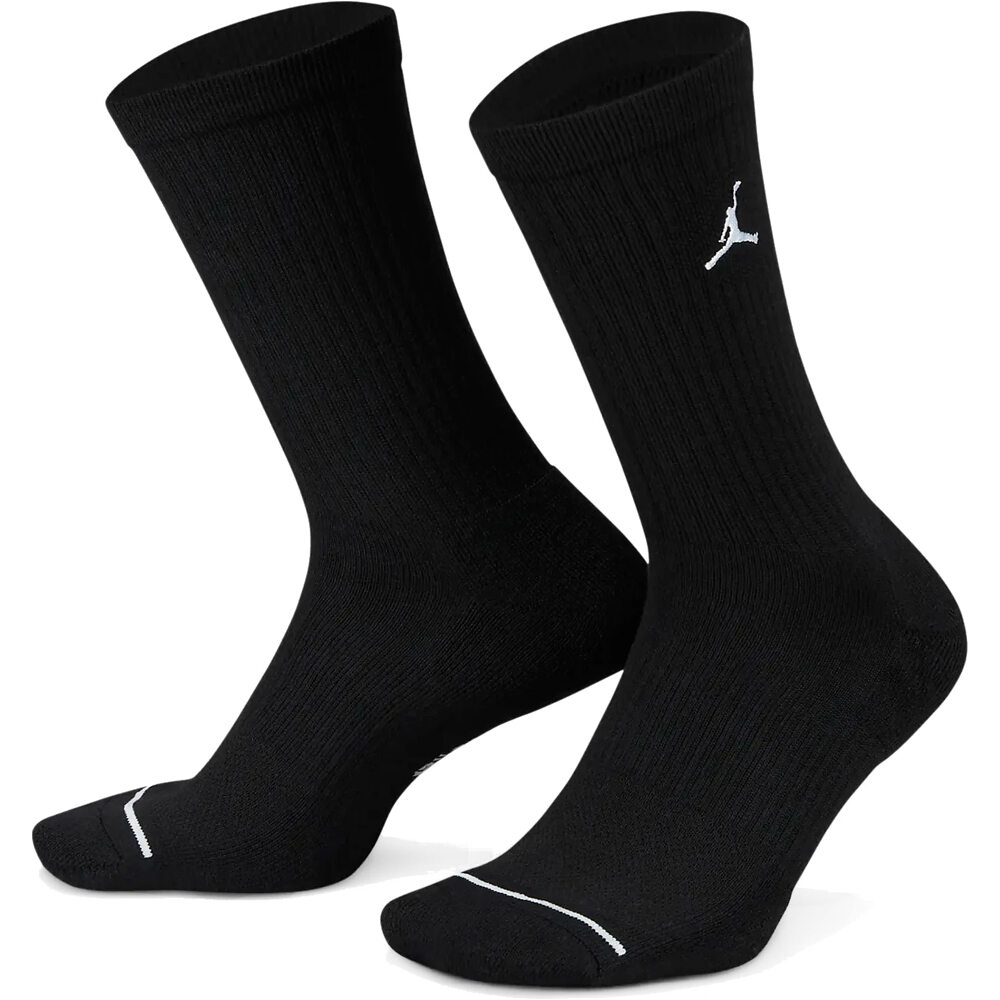 Jordan everyday calcetines deportivos Negro (42-46)