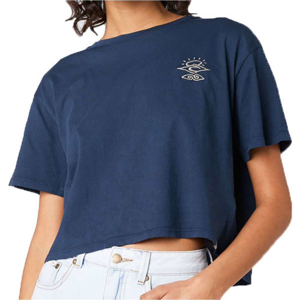 Rip Curl camiseta manga corta mujer SEARCH ICON CROP TEE vista frontal