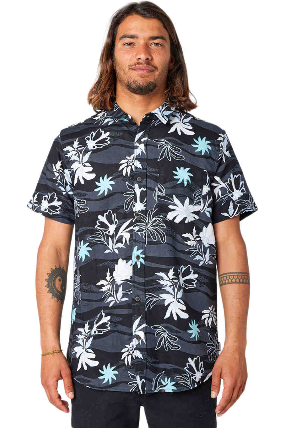 Rip Curl camisa manga corta hombre SWC BOTANICA S/S SHIRT vista frontal