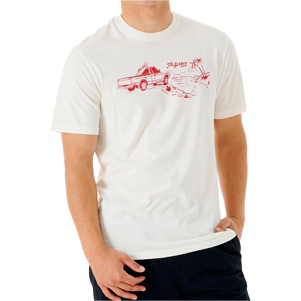 Rip Curl camiseta manga corta hombre KEEP ON TRUCKING TEE vista trasera