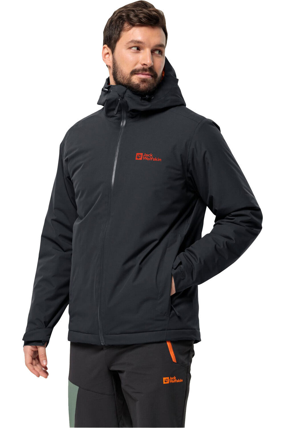 Jack Wolfskin wisper ins chaqueta impermeable insulada hombre