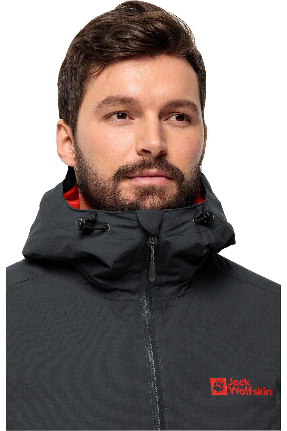 Jack Wolfskin chaqueta impermeable insulada hombre WISPER INS JKT M vista detalle