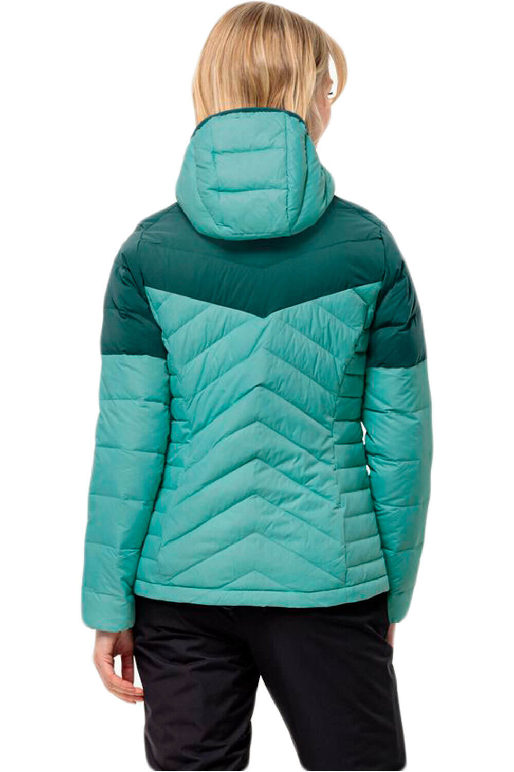 Jack Wolfskin chaqueta outdoor mujer TUNDRA DOWN HOODY W vista trasera