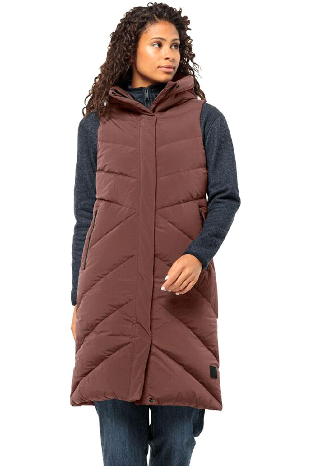 Jack Wolfskin chalecos mujer MARIENPLATZ VEST W vista frontal